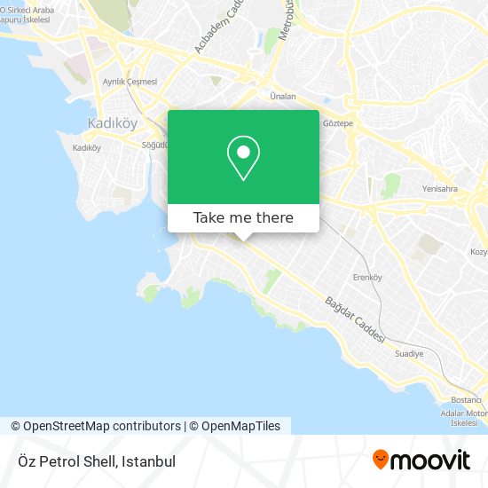Öz Petrol Shell map