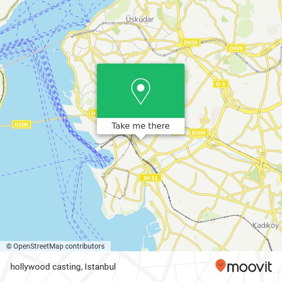 hollywood casting map