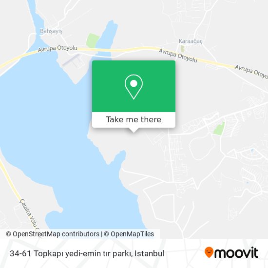 34-61 Topkapı yedi-emin tır parkı map