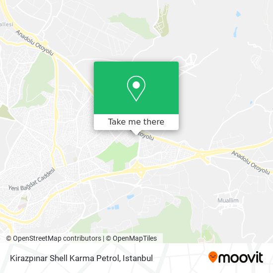 Kirazpınar Shell Karma Petrol map