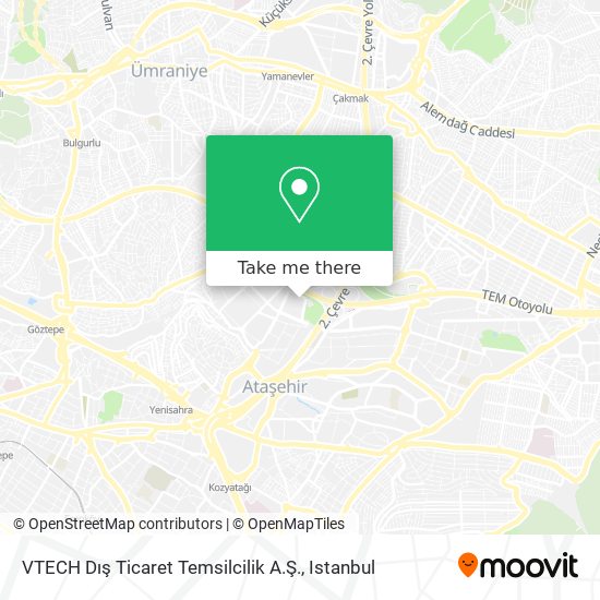 VTECH Dış Ticaret Temsilcilik A.Ş. map