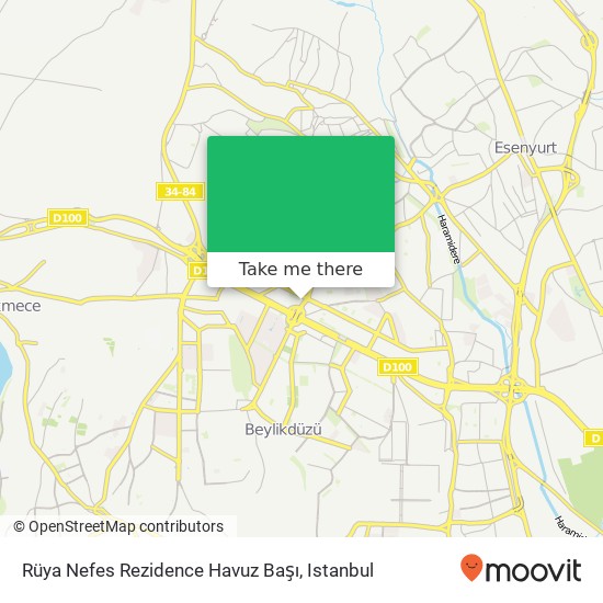 Rüya Nefes Rezidence Havuz Başı map