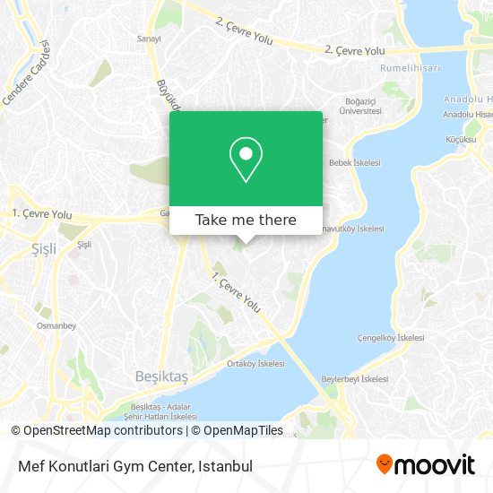 Mef Konutlari Gym Center map