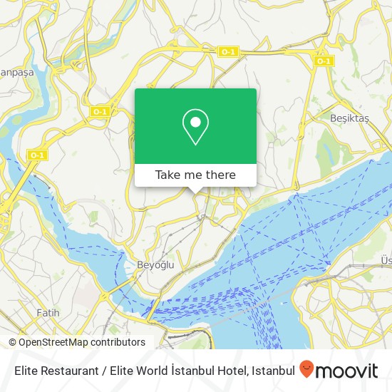 Elite Restaurant / Elite World İstanbul Hotel map