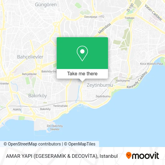 AMAR YAPI (EGESERAMİK & DECOVİTA) map