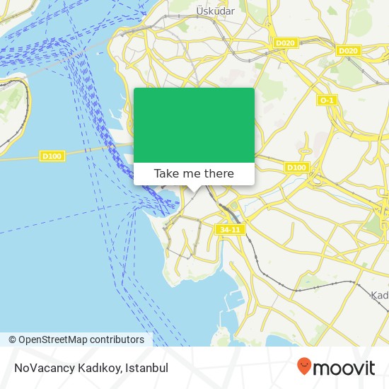 NoVacancy Kadıkoy map