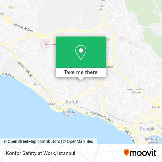 Konfor Safety at Work map