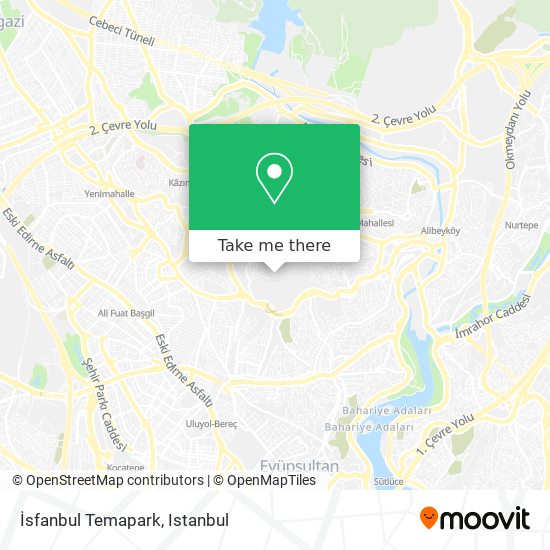 İsfanbul Temapark map