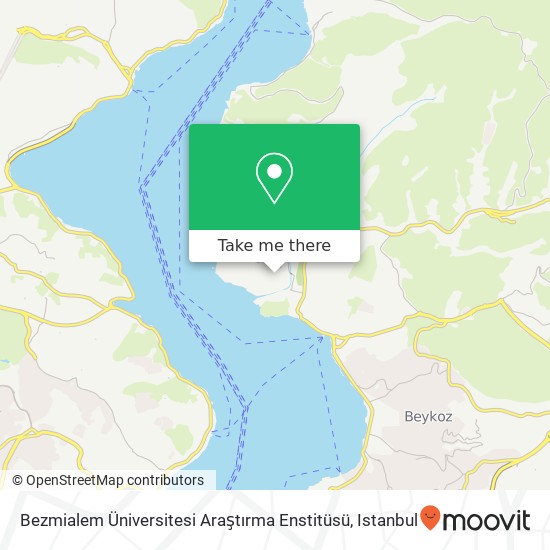 Bezmialem Üniversitesi Araştırma Enstitüsü map