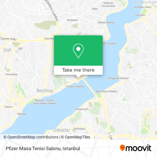 Pfizer Masa Tenisi Salonu map