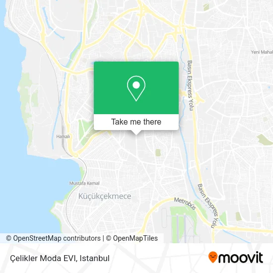 Çelikler Moda EVI map