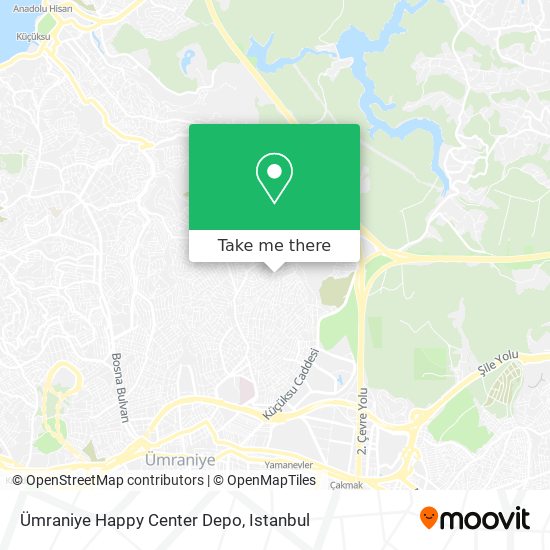 Ümraniye Happy Center Depo map