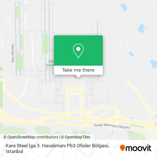 Kare Steel İga 3. Havalimanı Pb3 Ofisler Bölgesi map