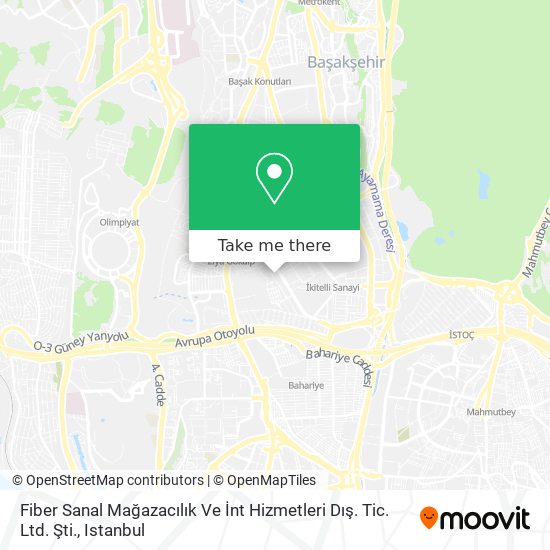 Fiber Sanal Mağazacılık  Ve İnt Hizmetleri Dış. Tic. Ltd. Şti. map