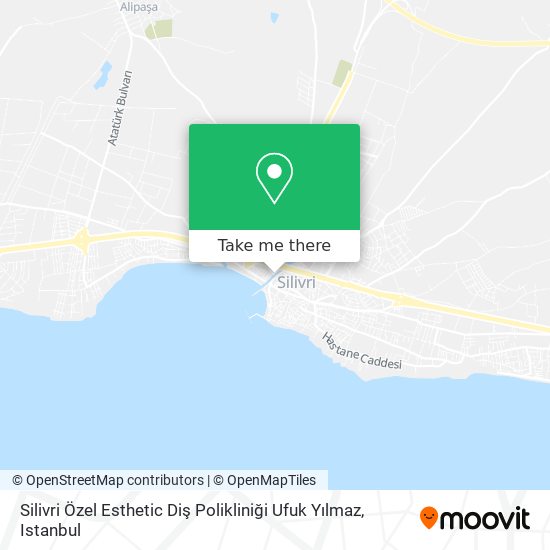 Silivri Özel Esthetic Diş Polikliniği Ufuk Yılmaz map