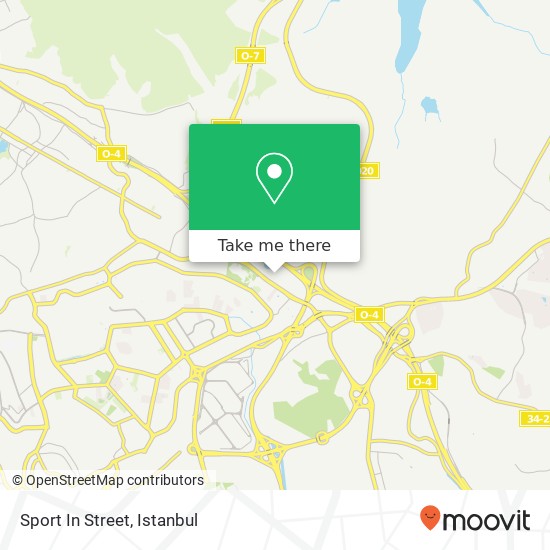 Sport In Street map