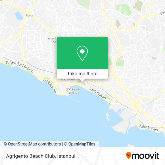 Agrigento Beach Club map
