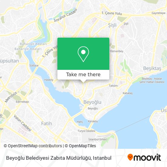 Beyoğlu Belediyesi Zabıta Müdürlüğü map
