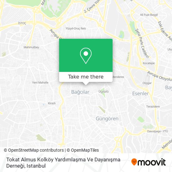 Tokat Almus Kolköy Yardımlaşma Ve Dayanışma Derneği map