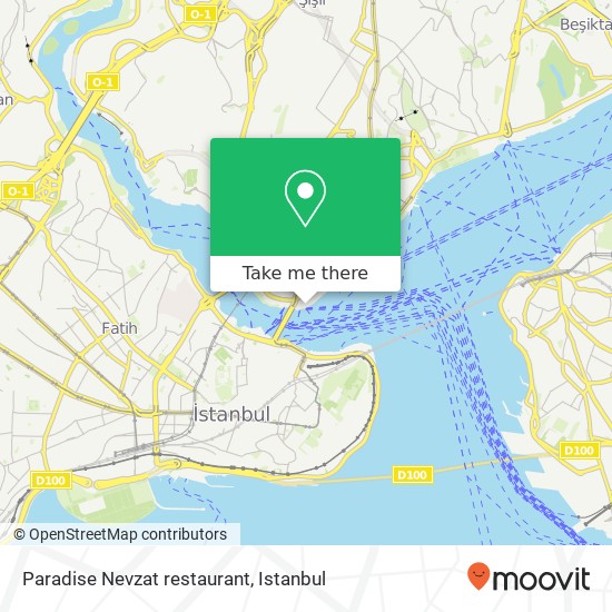 Paradise Nevzat restaurant map