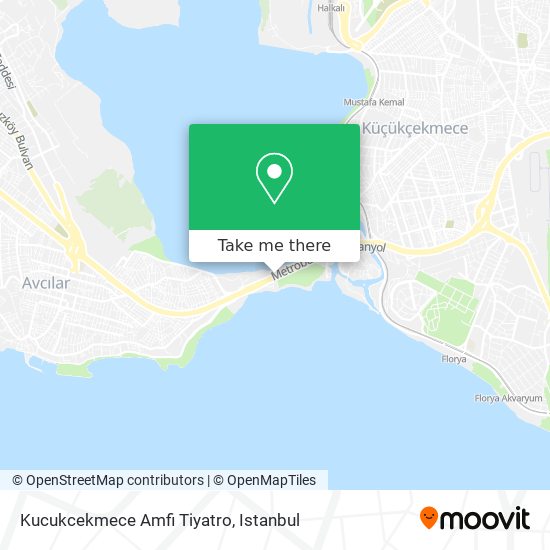 Kucukcekmece Amfi Tiyatro map