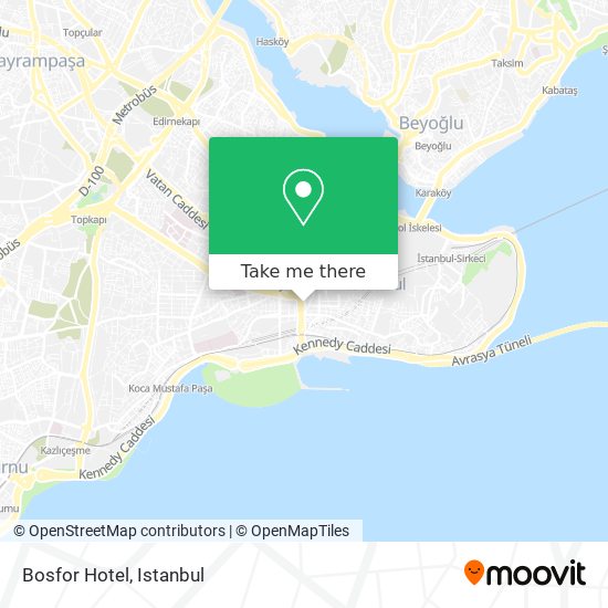 Bosfor Hotel map