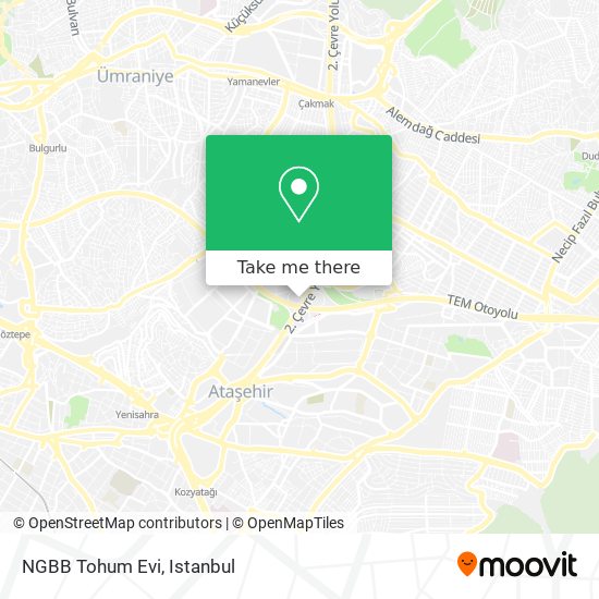NGBB Tohum Evi map