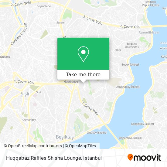Huqqabaz Raffles Shisha Lounge map