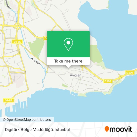 Digitürk Bölge Müdürlüğü map