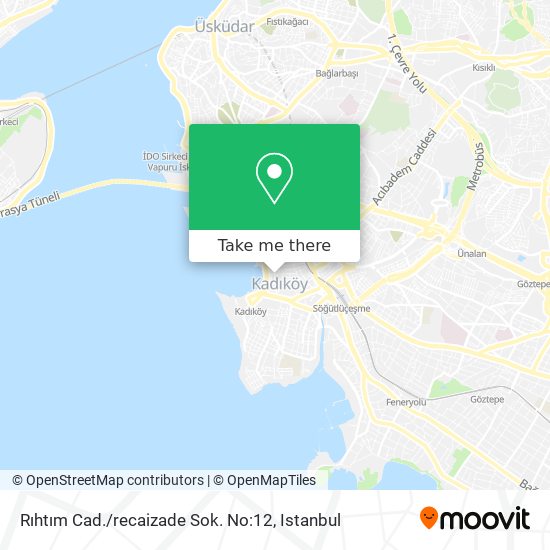 Rıhtım Cad. / recaizade Sok. No:12 map