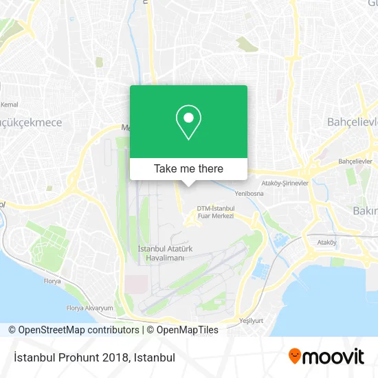 İstanbul Prohunt 2018 map