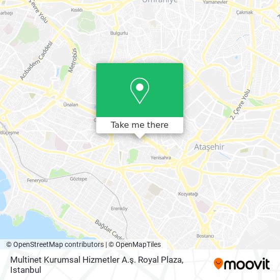 Multinet Kurumsal Hizmetler A.ş. Royal Plaza map