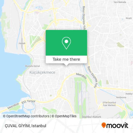 ÇUVAL GİYİM map