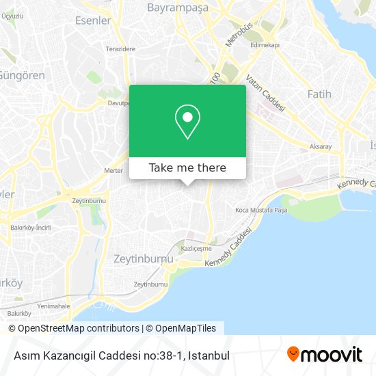 Asım Kazancıgil Caddesi no:38-1 map