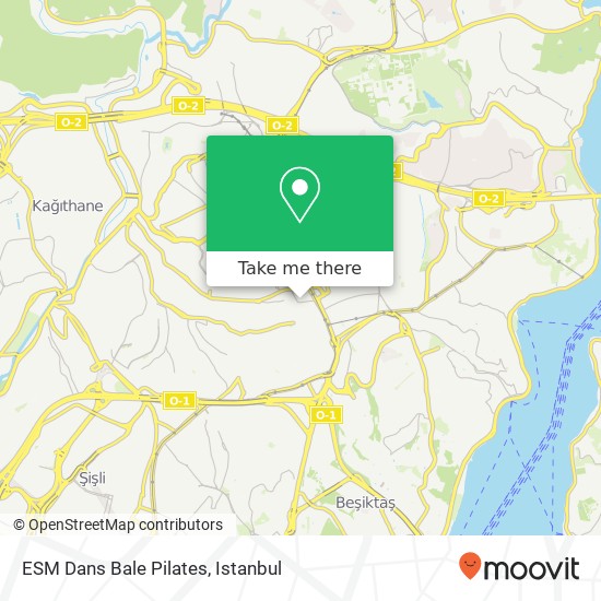 ESM Dans Bale Pilates map