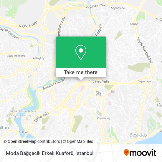 Moda Bağçecik Erkek Kuaförü map