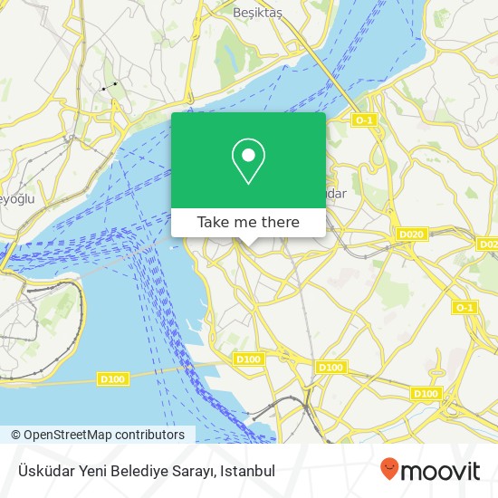 Üsküdar Yeni Belediye Sarayı map