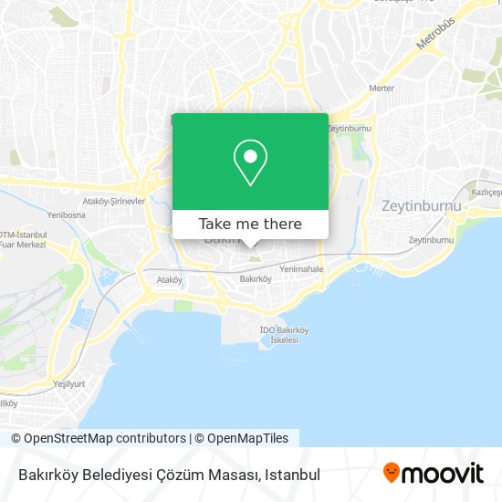 Bakırköy Belediyesi Çözüm Masası map