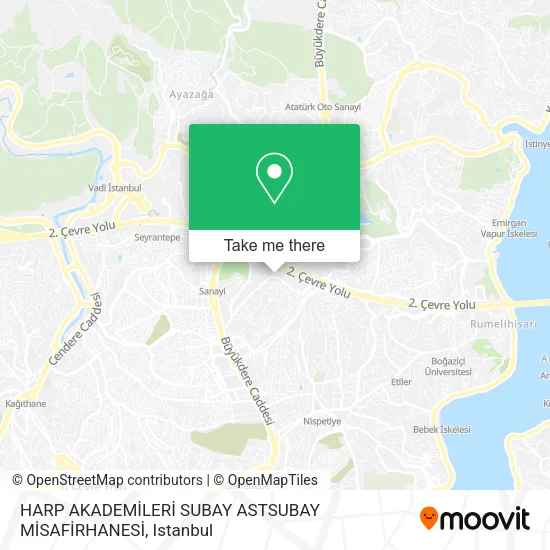 HARP AKADEMİLERİ SUBAY ASTSUBAY MİSAFİRHANESİ map