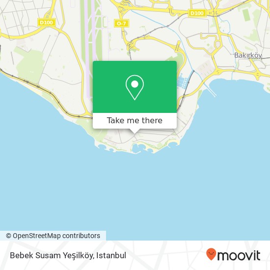 Bebek Susam Yeşilköy map