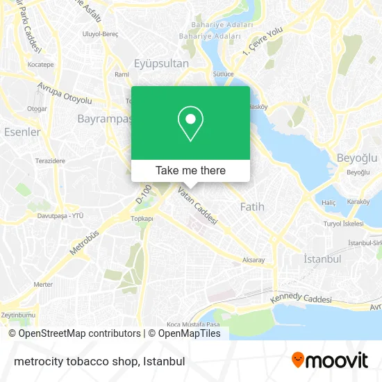 metrocity tobacco shop map