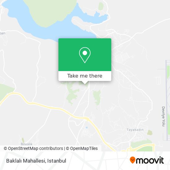 Baklalı Mahallesi map