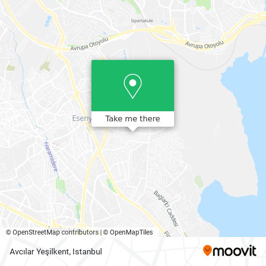 Avcılar Yeşilkent map