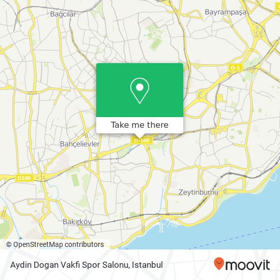 Aydin Dogan Vakfi Spor Salonu map