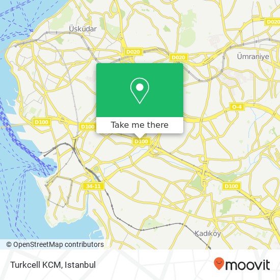 Turkcell KCM map