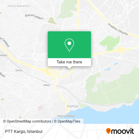 PTT Kargo map