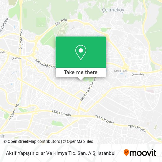 Aktif Yapıştırıcılar Ve Kimya Tic. San. A.Ş map