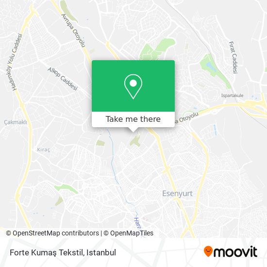 Forte Kumaş Tekstil map