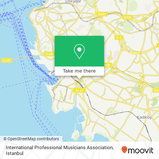 International Professional Musicians Association map