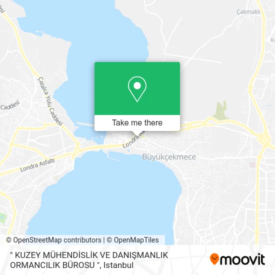 " KUZEY MÜHENDİSLİK VE DANIŞMANLIK ORMANCILIK BÜROSU " map